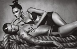 Los Beckham, semidesnudos una vez más