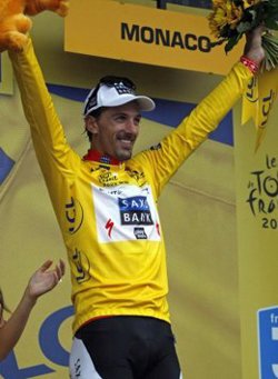Cancellara se luce y Contador acaba segundo