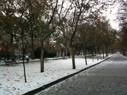 Diez comunidades, en alerta amarilla este martes por nieve y viento