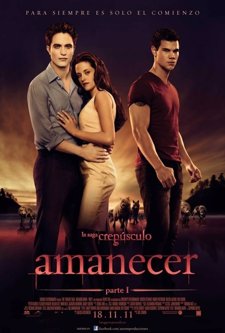 Cartel De La Saga Crepúsculo Amanecer