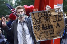 Manifestante De Occupy Wall Street