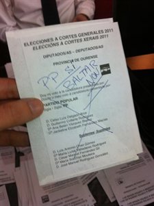 Voto Nulo, Baltar No, Papeleta CERA