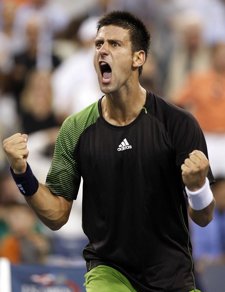 El serbio Novak Djokovic