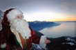 PapáNoel en la montaña de Rochers-de-Naye