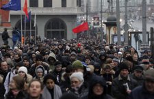 Manifestación En Moscú Contra El Resultado De Las Elecciones
