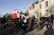 Papá Noel en un castillo