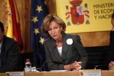 La Vicepresidenta Económica En Funciones, Elena Salgado
