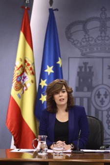Soraya Saénz De Santamaría En Su Primera Rueda De Prensa Tras El Consejo