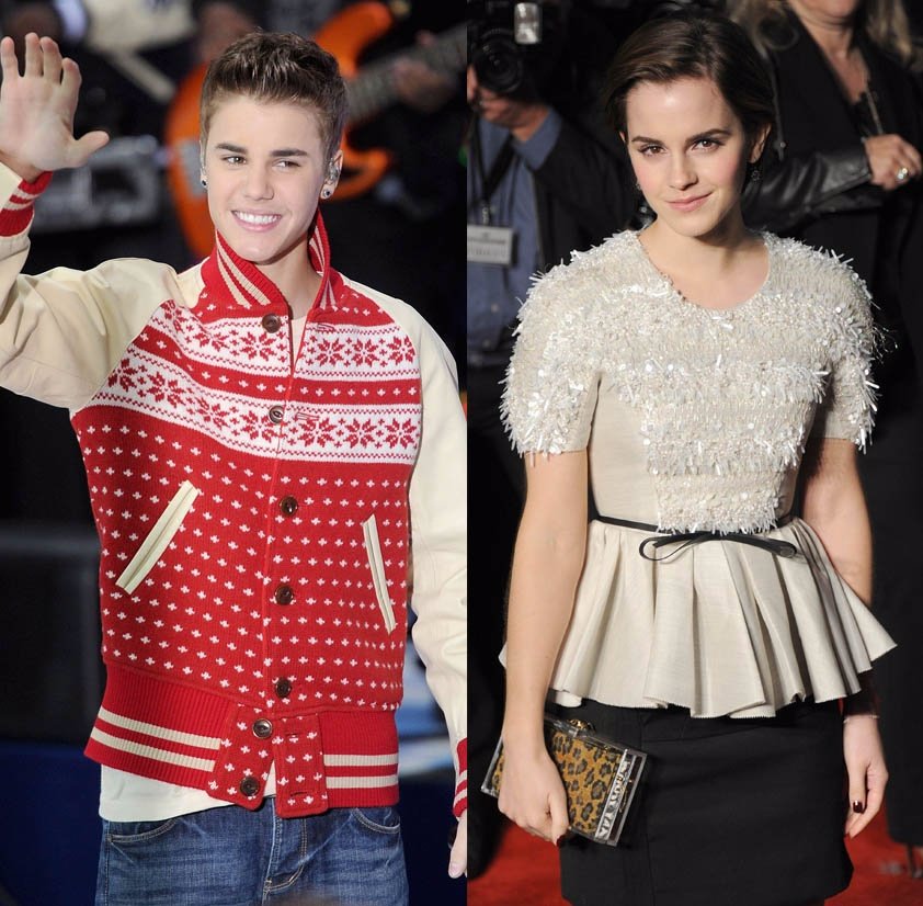 Montaje Emma Watson Y Justin Bieber