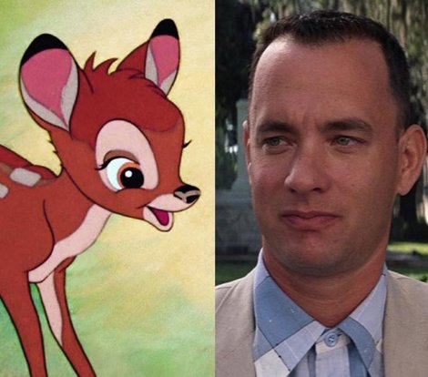 Montaje Bambi Y Forrest Gump