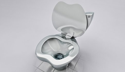 Diseño De Retrete Con Forma De Manzana De Apple Ipoo
