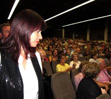 Micaela Navarro en un acto reciente