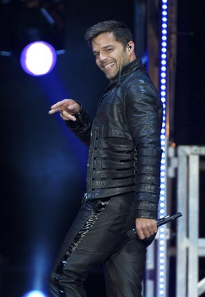 Ricky Martin Sobre El Escenario