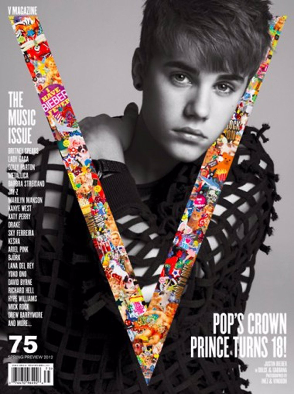 Justin Bieber En La Portada De 'V Magazine'