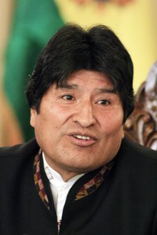 El Presidente De Bolivia, Evo Morales.