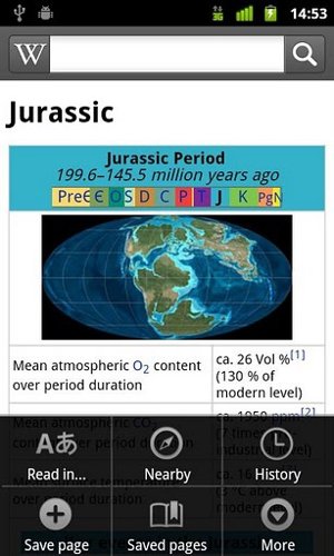 Aplicación De Wikipedia Desde Android Market 