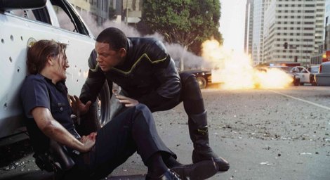 Will Smith En Una Escena De 'Hancock'.