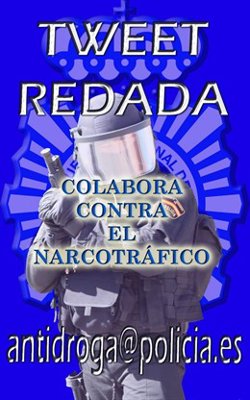 La Policía pide colaboración en Twitter para luchar contra el tráfico de drogas