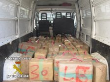 Fardos Interceptados En Punta Umbría. 