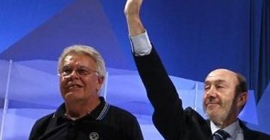 Foto: Felipe González apoyará a Rubalcaba en un acto de su candidatura (EUROPA PRESS)