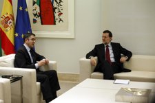 Mariano Rajoy Recibe Al Lehendakari Patxi López.