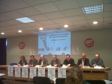 Rueda De Prensa De Los Representantes Sindicales