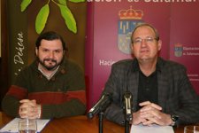 Raúl Tapia Y Alfredo Martín, En La Presentación Del Proyecto