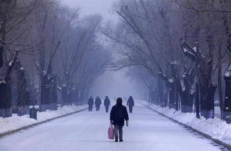 Ola de frío en China