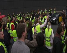 Trabajadores de Spanair cortan la Gran Vía