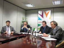 Valentín Fortún, Gerardo Posada, Javier Miranda Y Enrique Burgos, Del Cormin.
