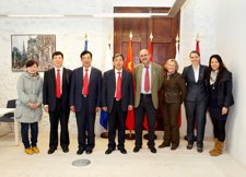 Visita de representantes de la Universidad de Shandong el pasado diciembre