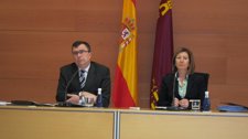 El Portavoz Del Gobierno Y La Consejera De Sanidad