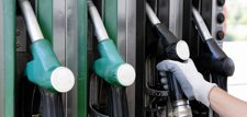 Surtidores en una gasolinera