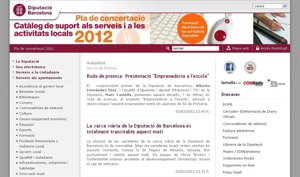 Página Web De La Diputación De Barcelona