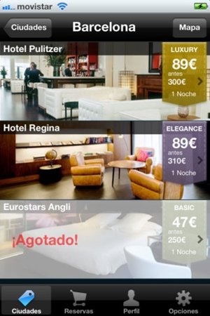Aplicación Reallylatebooking 