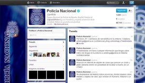 Cuenta De Twitter De La Policía Nacional