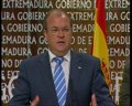 Foto: Monago desea "toda suerte de ventura" y "muchos éxitos" a Rubalcaba en su "aventura" en el PSOE (EUROPA PRESS)