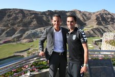 Director General Del Grupo Anfi, José Luis Trujillo, Y Alberto Contador