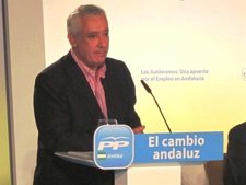 El Presidente Del PP-A, Javier Arenas