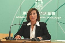 La delegada del Gobierno andaluz en Granada, María José Sánchez Rubio