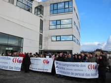 Protesta De Personal Médico Y Enfermería De Pacs Frente Al Sergas