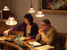 Ana Pontón y Carlos Aymerich