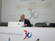 Abel Losada en la Xunta De Portavoces