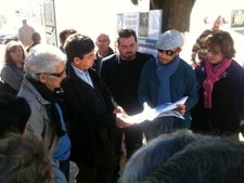 Diego Valderas, Durante La Visita