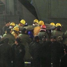 Mineros en China