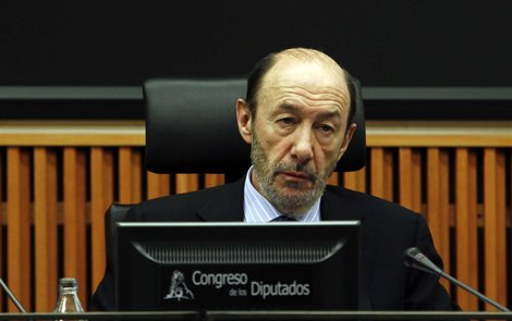 El Secretario General Del PSOE, Alfredo Pérez Rubalcaba 