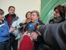 La Consejera De Agricultura, Clara Aguilera.