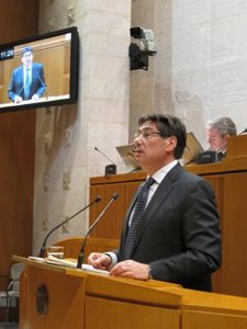 El Consejero Arturo Aliaga, En El Pleno De Hoy