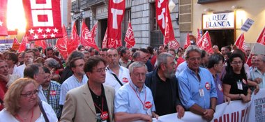 Foto: CCOO y UGT se manifestarán el 29 de febrero en las principales ciudades (EUROPA PRESS)