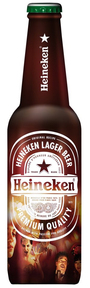 Botella De Cerveza Marca Heineken